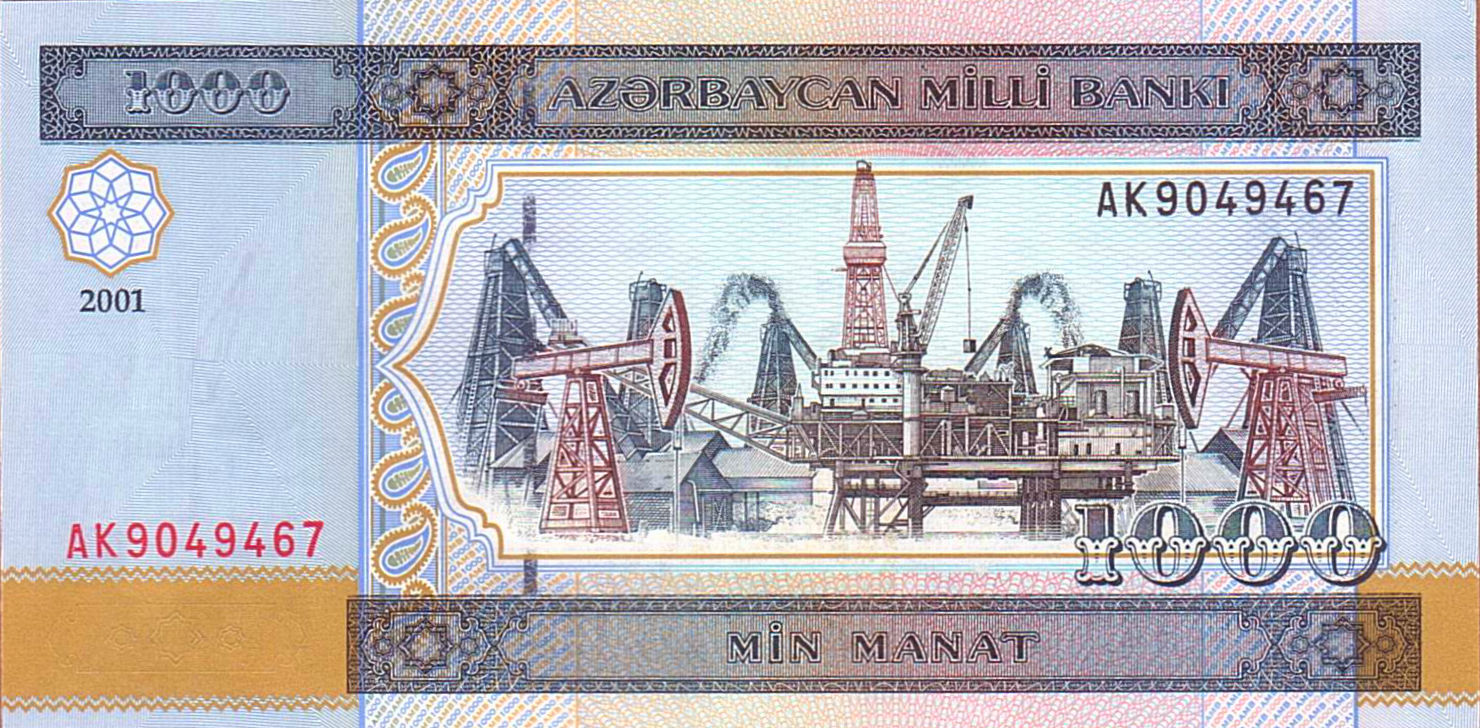 Azerbaijan 1000 2001 UNC P-23